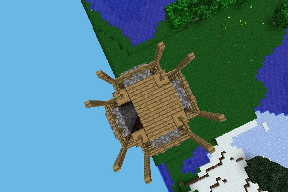 Add a fence around the top