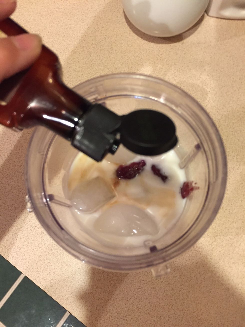 Add a few drops of vanilla for taste.