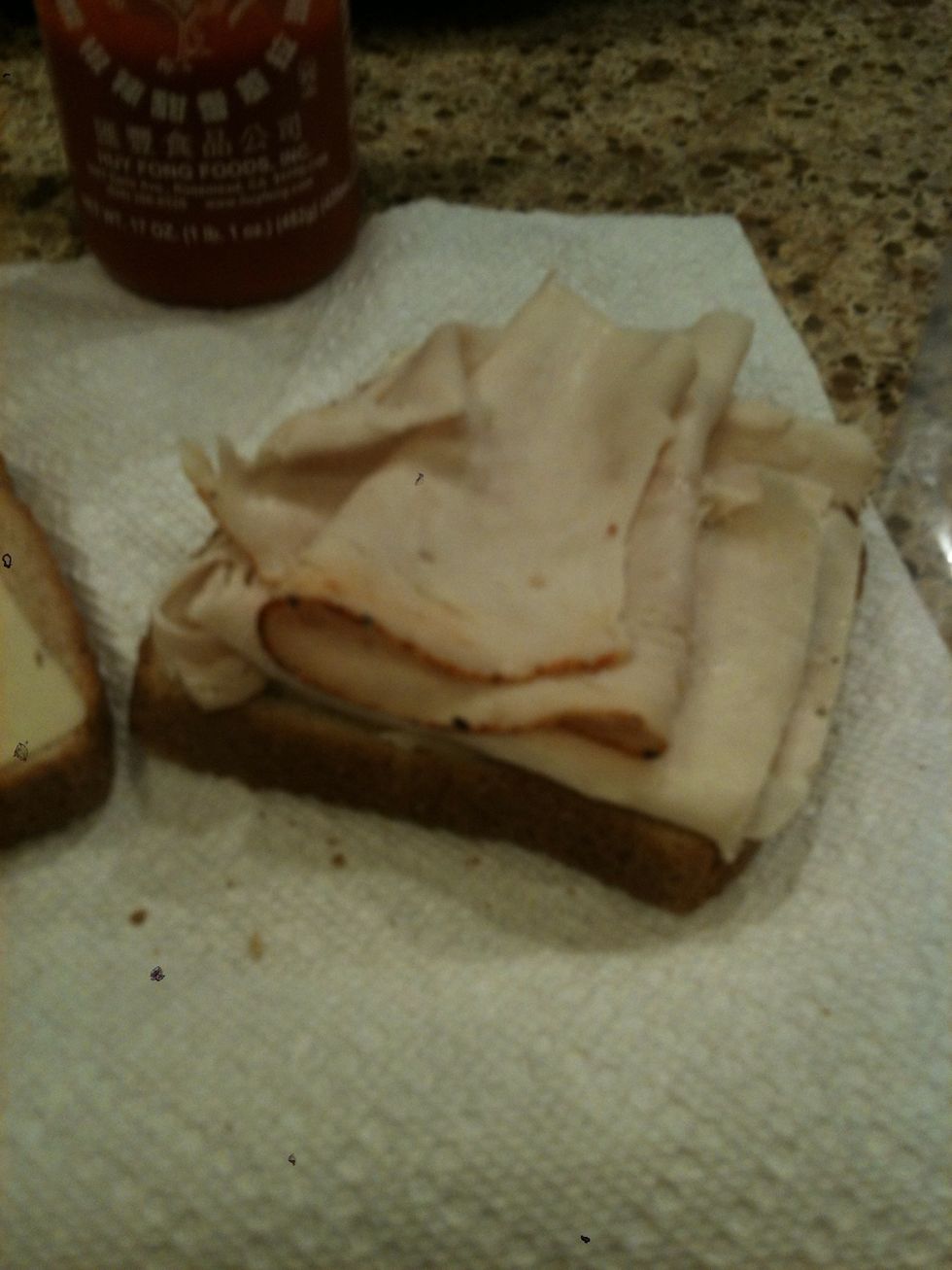 Add a few slices of your favorite deli meat(s)