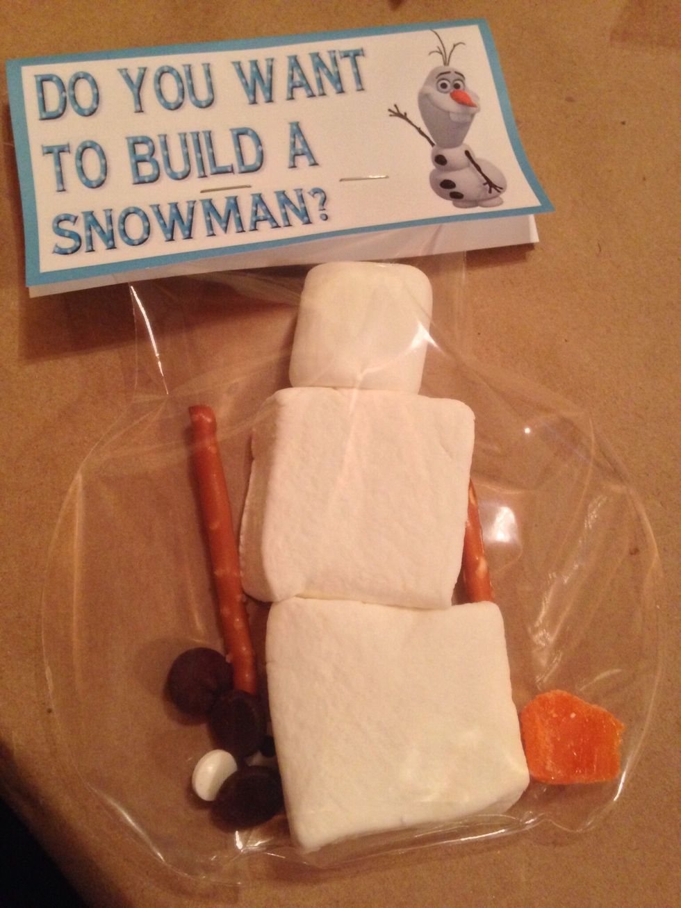 Add a fun bag topper, and staple to the bag, which will also seal the bag.