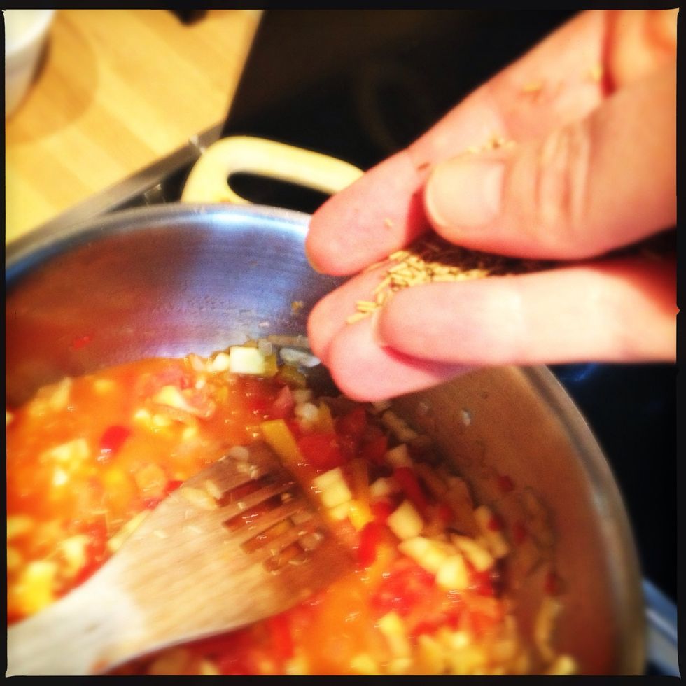 Add a good teaspoon of Rosemary.