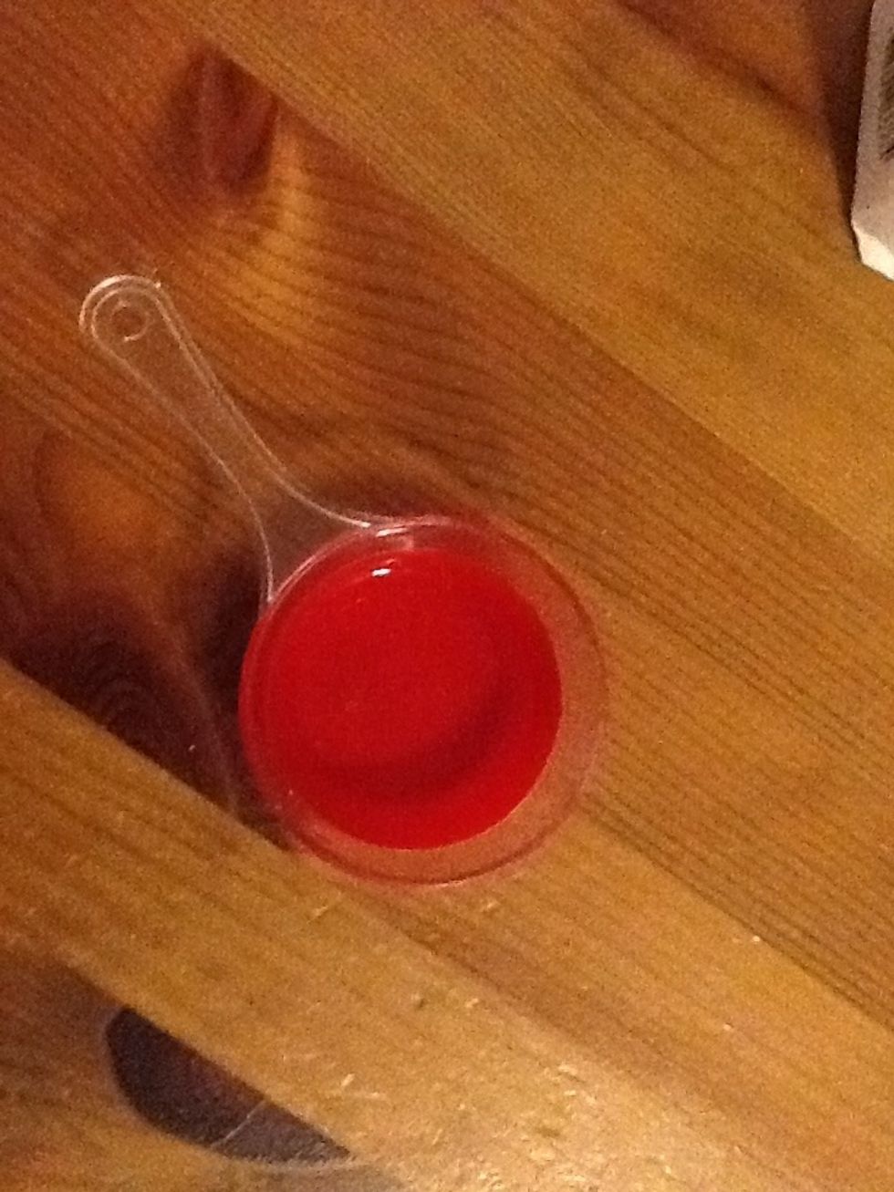 Add a half dl water.