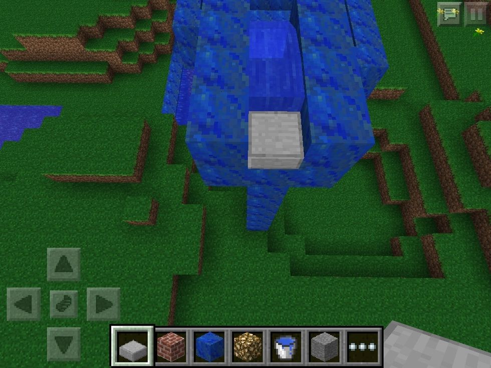 Add a half slab then water