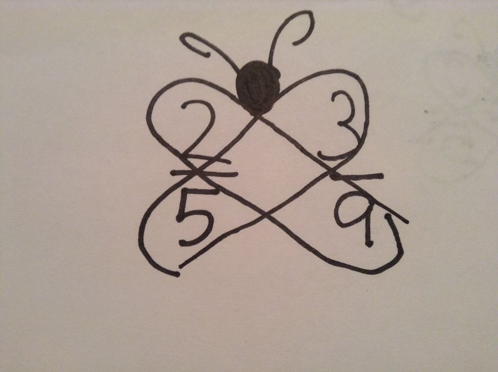 Add a head!!! Now it's a butterfly!!!