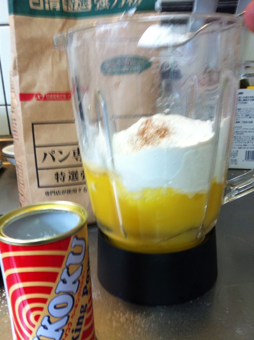 Add a heaping teaspoon of baking powder.