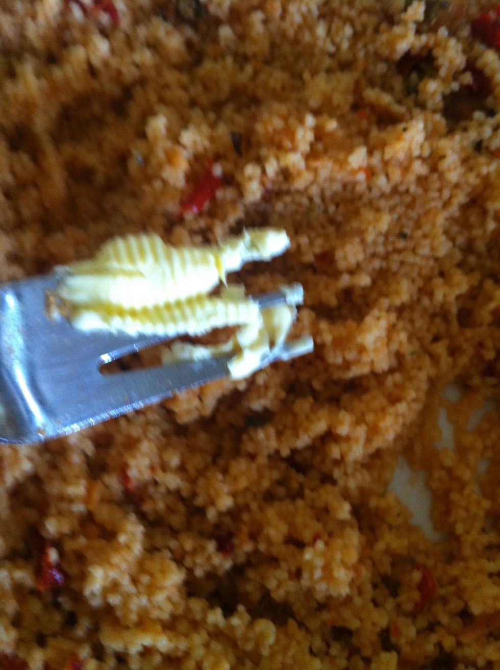 Add a knob of butter