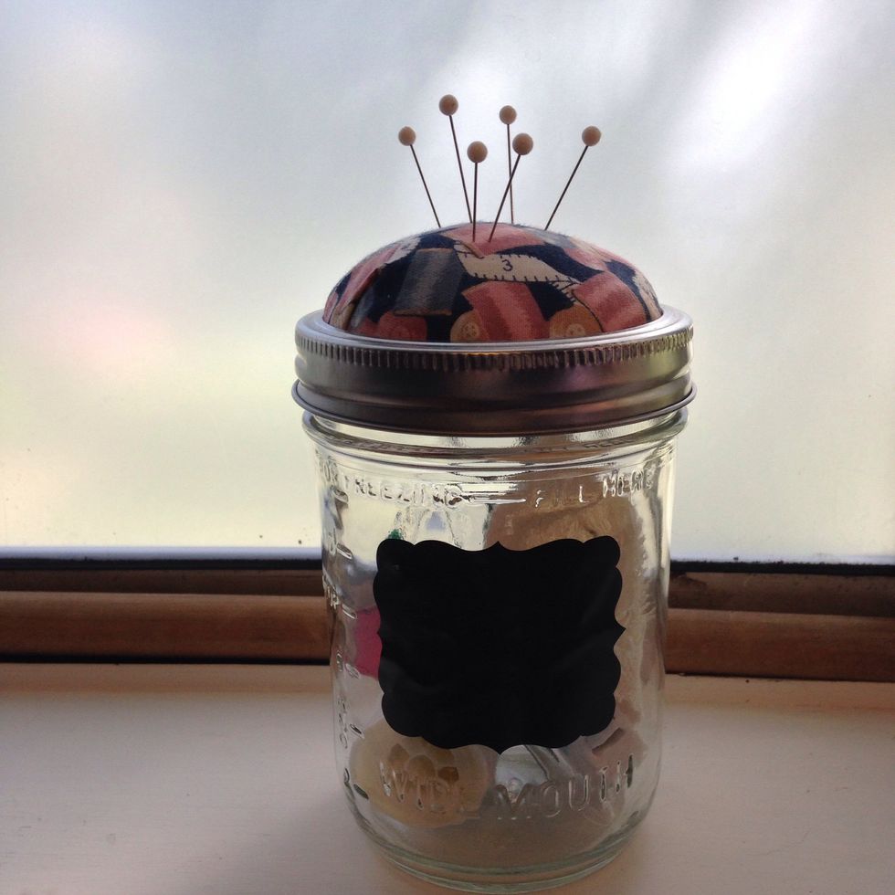 Add a label to the front- chalkboard labels are a great choice