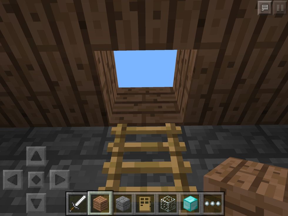 Add a ladder in the living room.