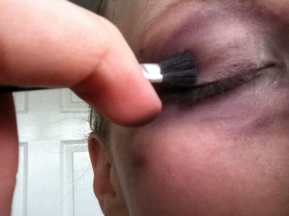 Add a layer of purple and fill in gaps with purple