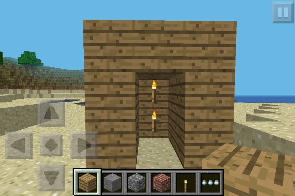 Add a layer on top for the top of the TV.