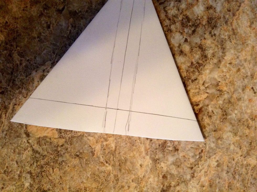 Add a line 1/2 inch thick along the bottom.