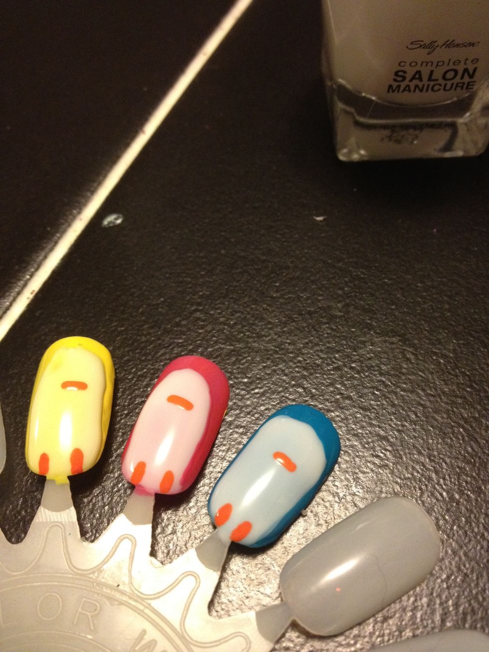 Add a line for their mouths :)