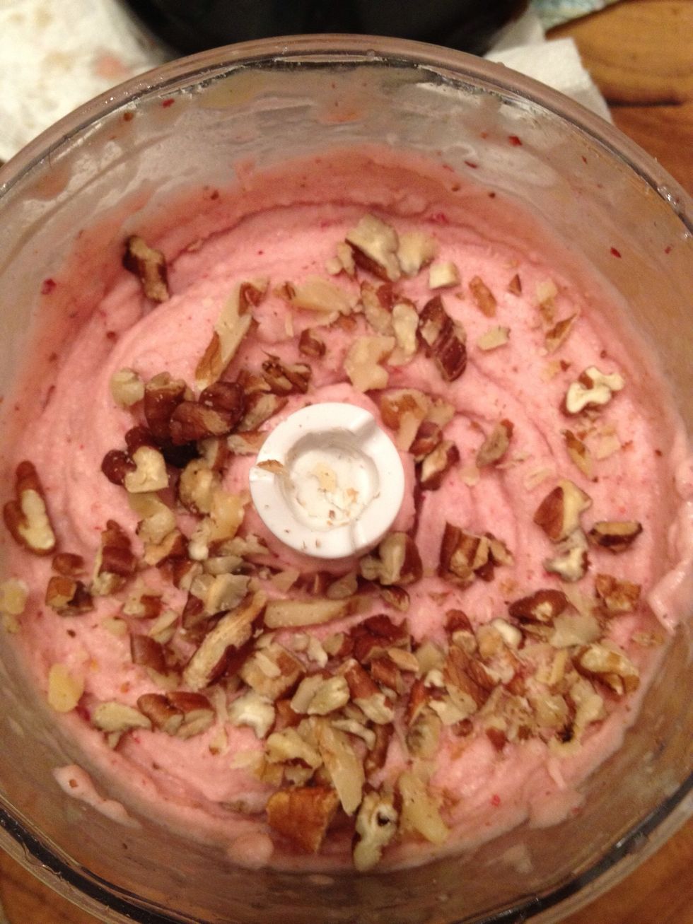 Add a little bit of chopped nuts (optional)