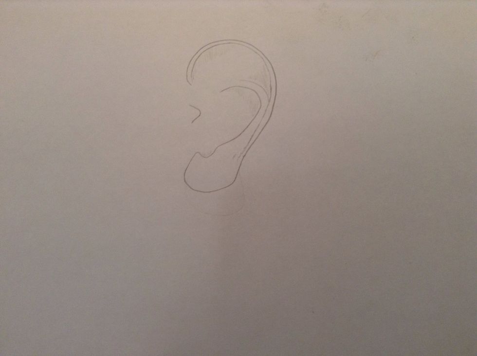 Add a little bit of detailing (shading) as you go