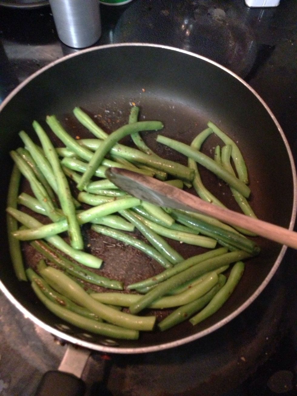 Add a little olive oil and cook on med heat until browning starts to happen