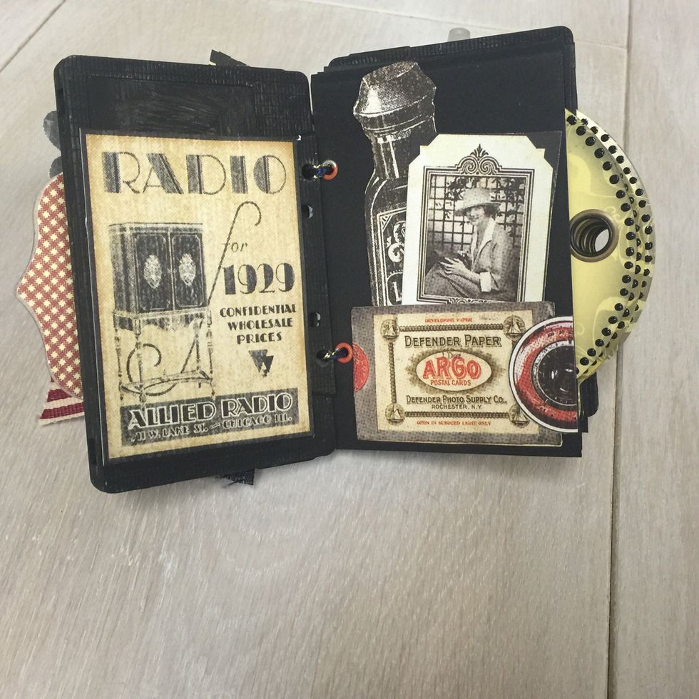 Add a little pocket to tuck some tags and cutouts from the paper collection.