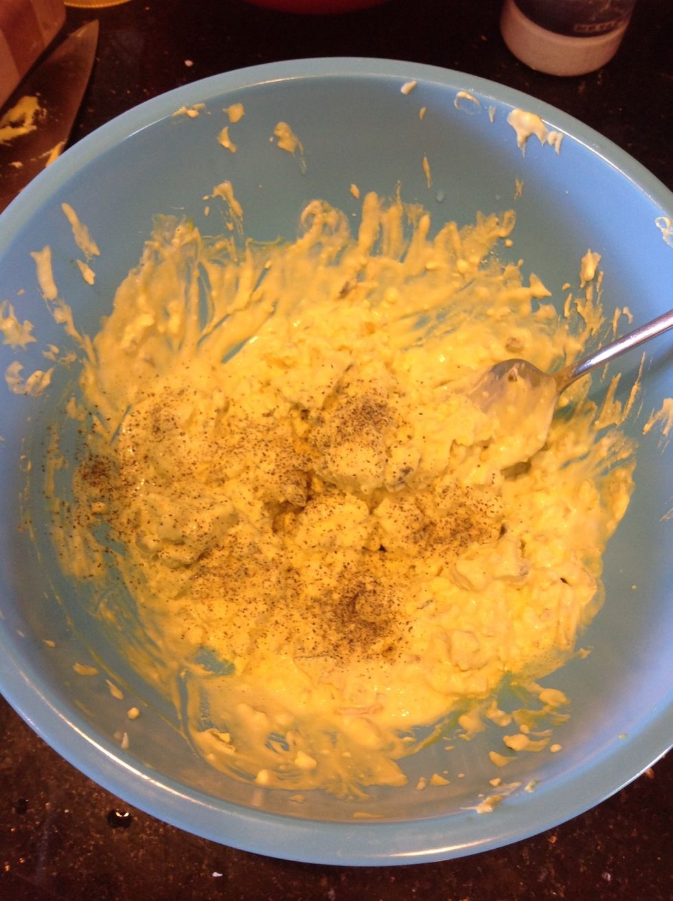 Add a little salt and pepper