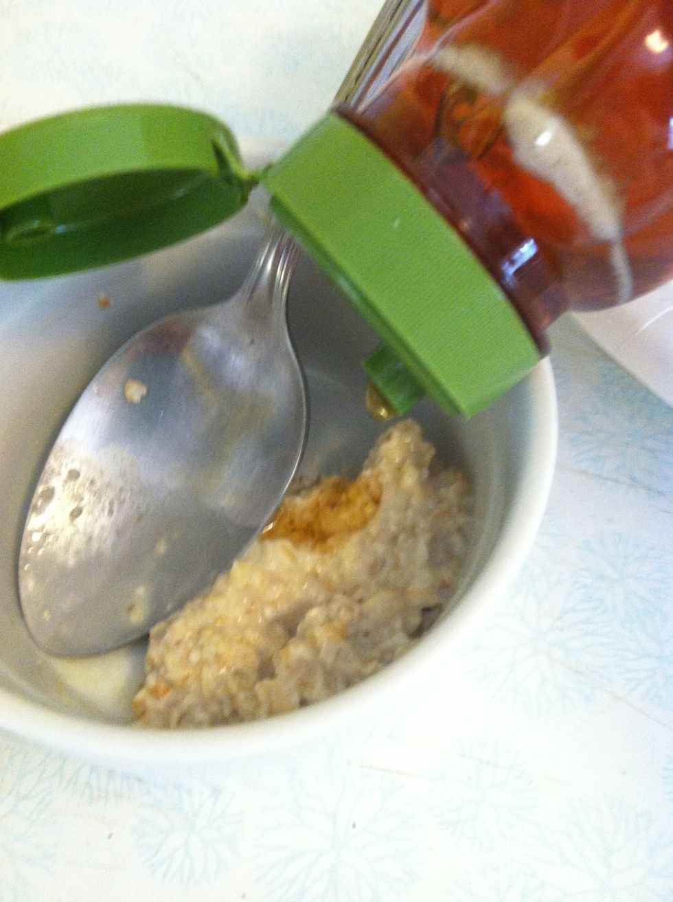 Add a little squirt of honey or add a lot depending on how thick you want it to be.