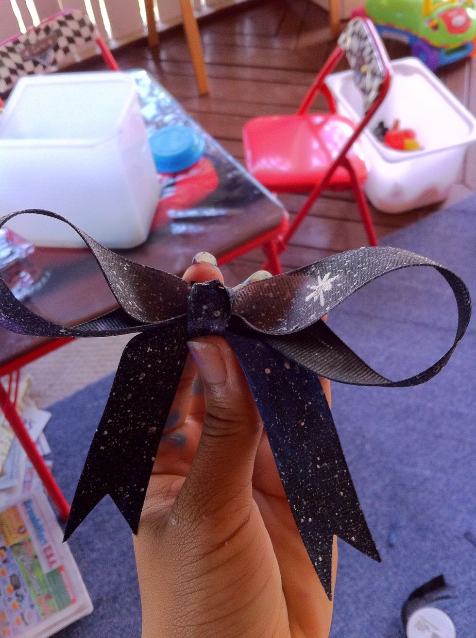 Add a middle over the twistee tie