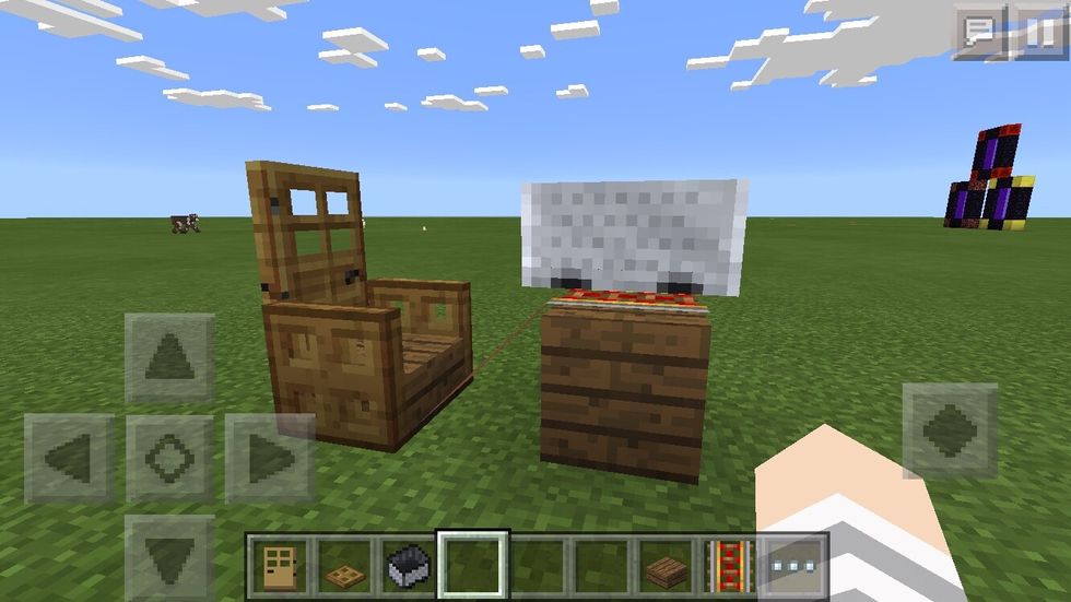 How to make a chair you can sit in on minecraft B+C Guides