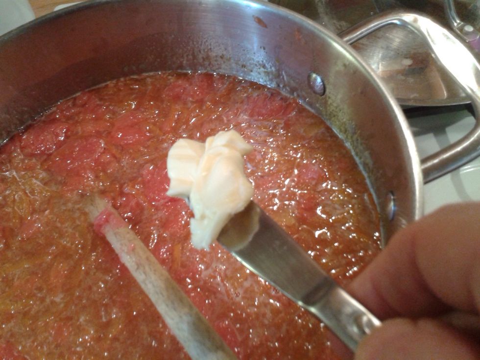 Add a nob of butter as well to minimise scum and frothing.