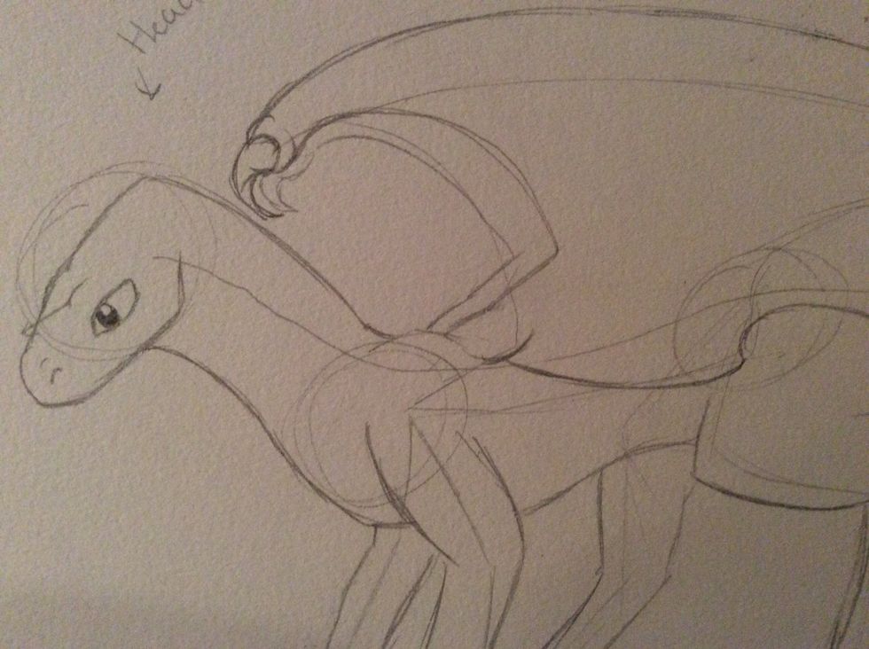 Add a paler version of the same wing but slightly smaller and to the side of it