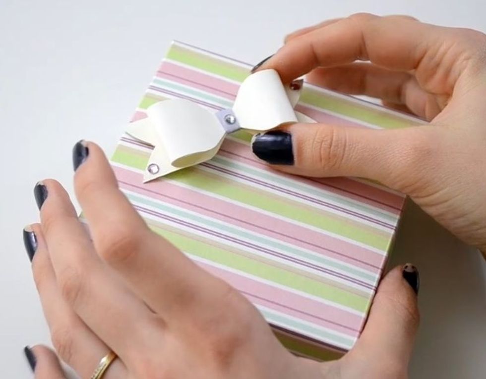Add a paper bow to make it nicer.