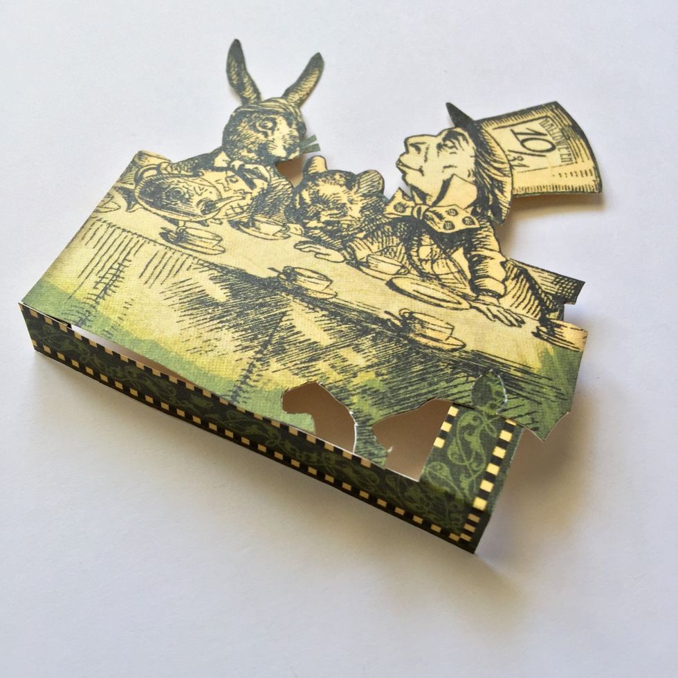 Add a piece on lower side to stand it.