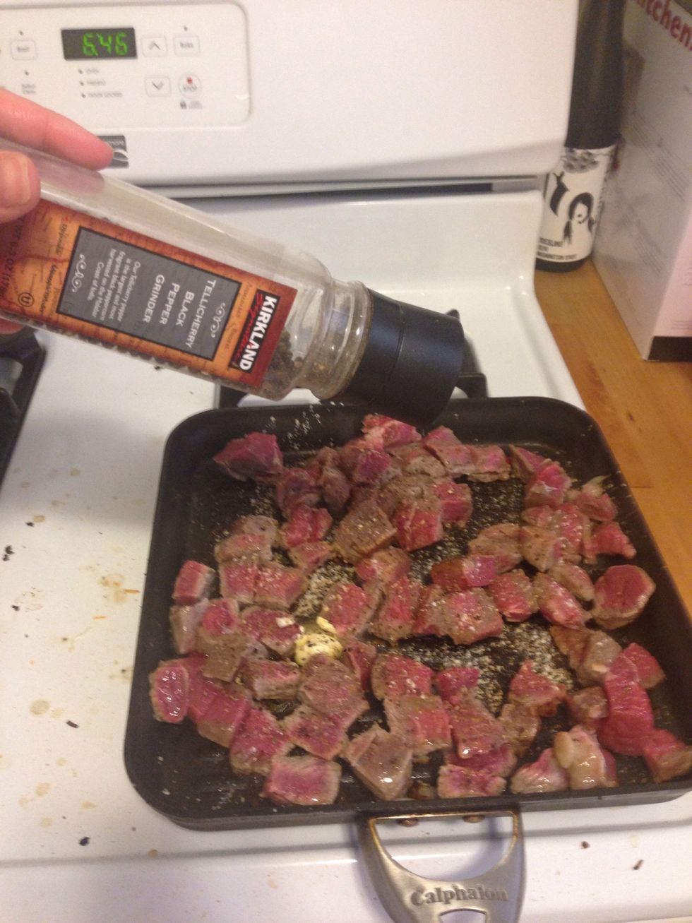Add a pinch of cracked black pepper.