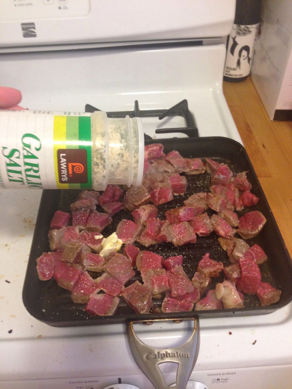Add a pinch of garlic salt.