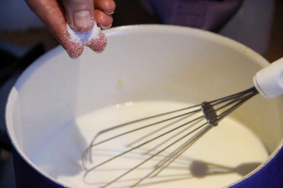 Add a pinch of salt.