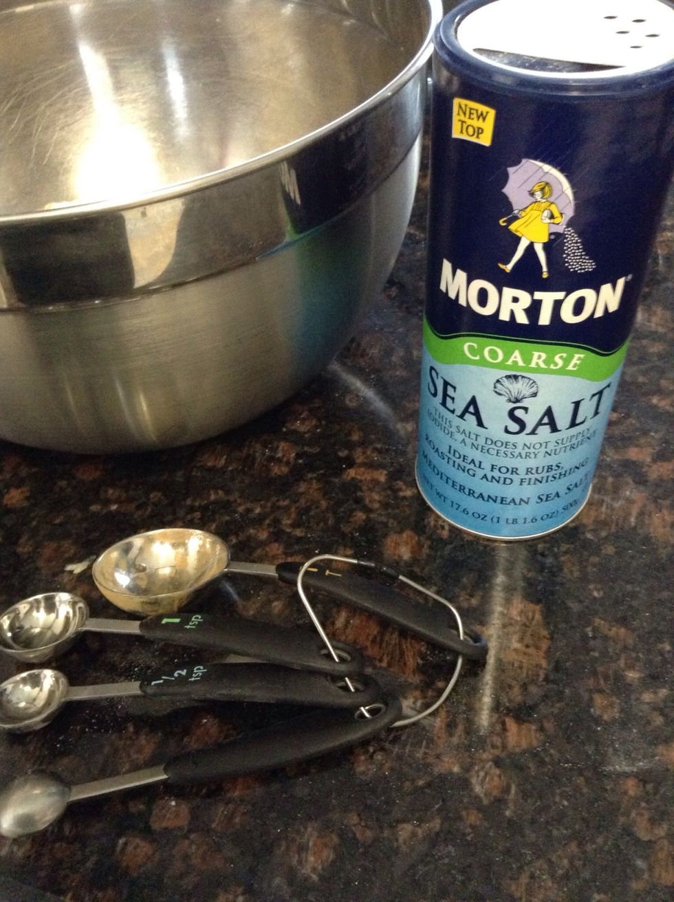 Add a pinch of Sea Salt (1/8 tsp) to dry ingredients.