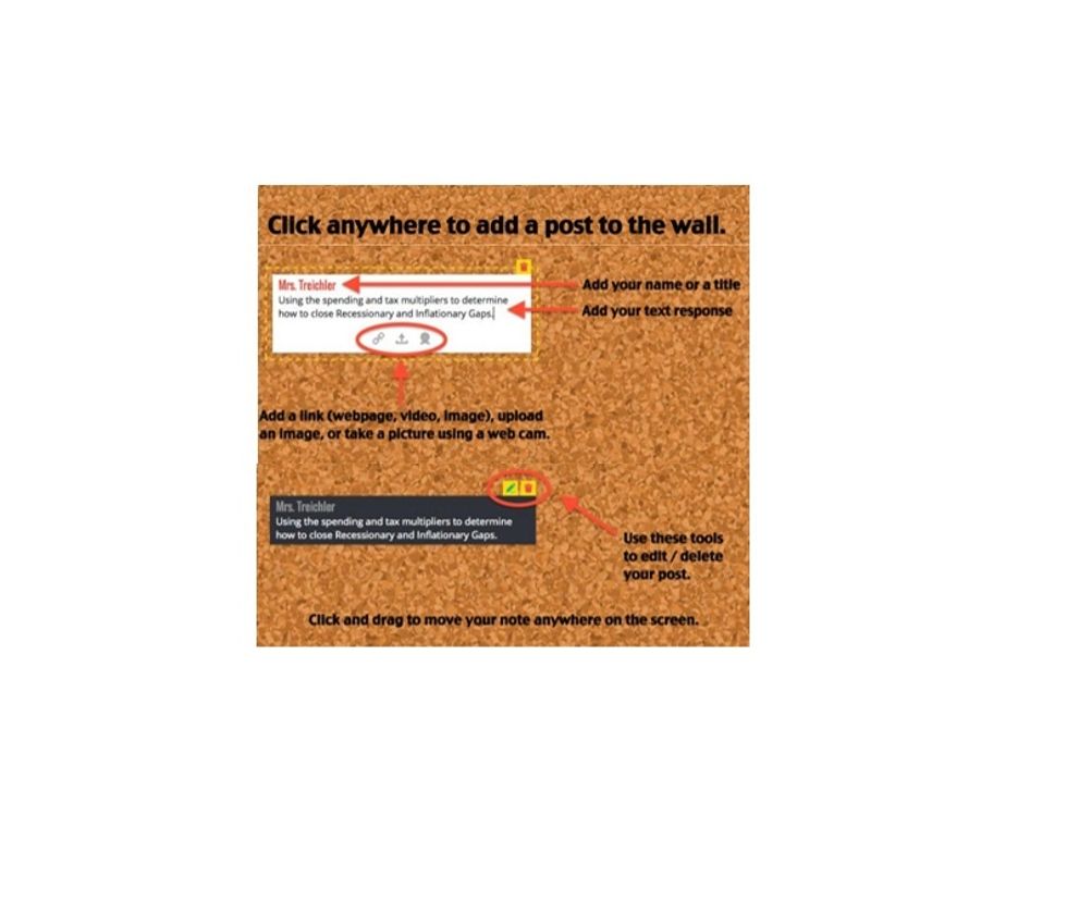 Add a post to your wall