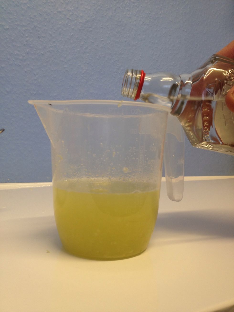 Add a quarter of a pint of tequila.