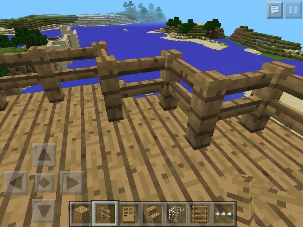 add a rail (fence)
