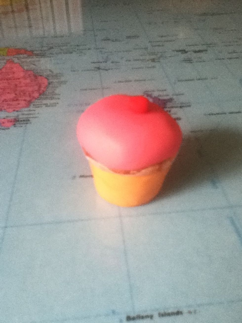 Add a red cherry on top with red clay