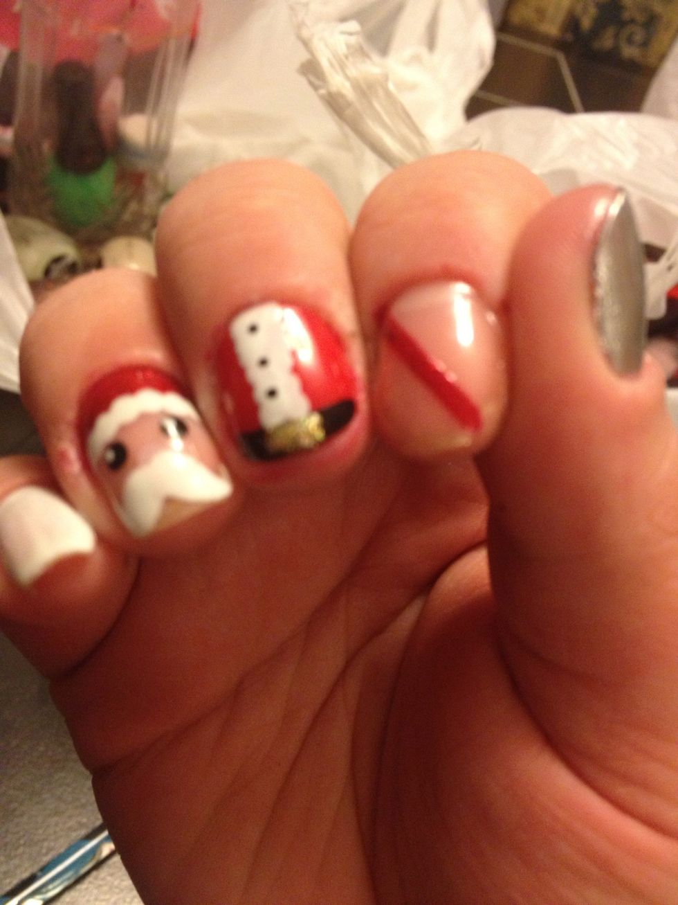 Add a red diagonal line