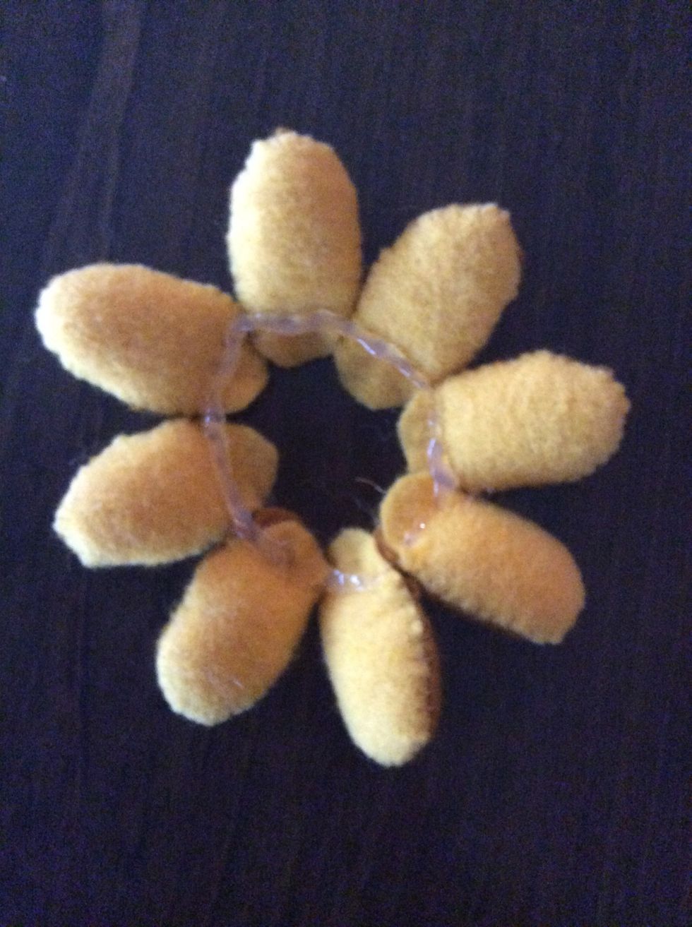 Add a ring of glue over the seams...