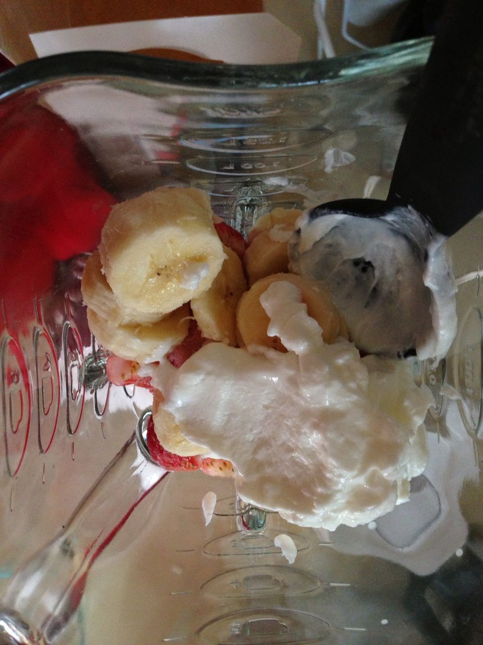 Add a scoop of non fat Greek yogurt