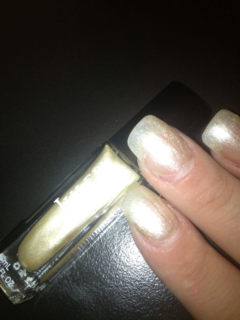 Add a shimmery or sheer background