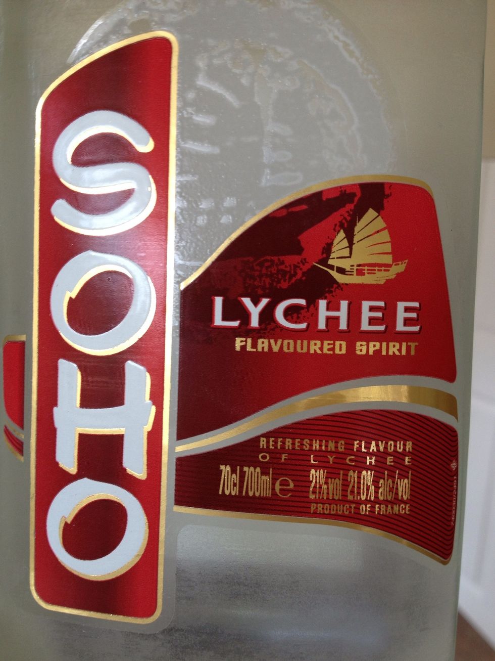 Add a shot or two of lychee spirit