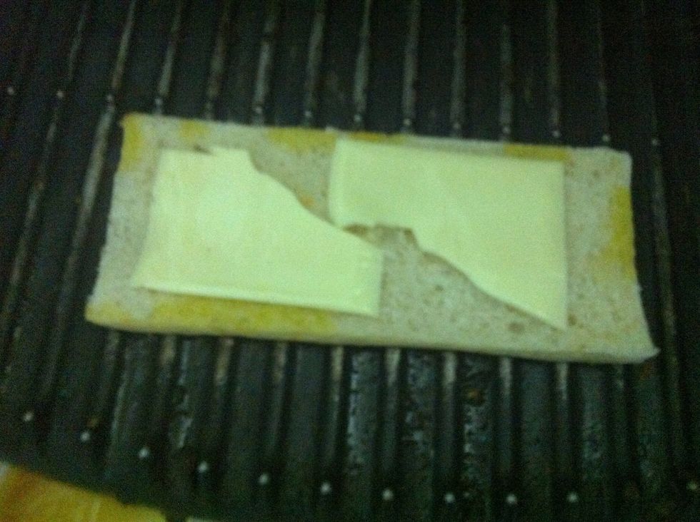 Add a slice of cheese