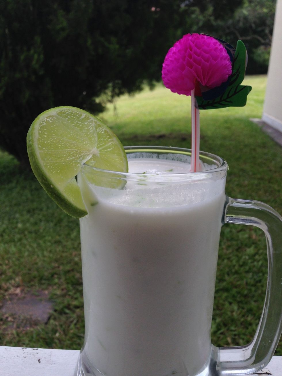 Add a slice of lemon to decorate it :)