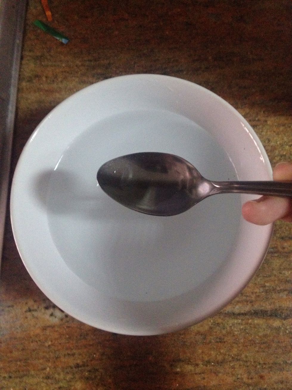 Add a small amount of white vinegar