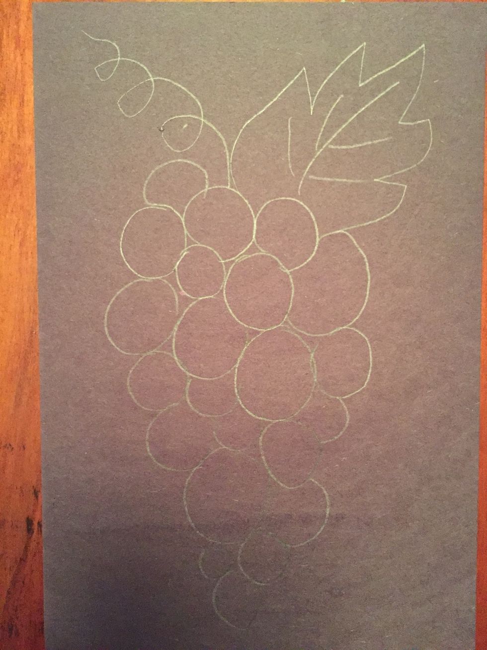 Add a spiral vine by your leaf.