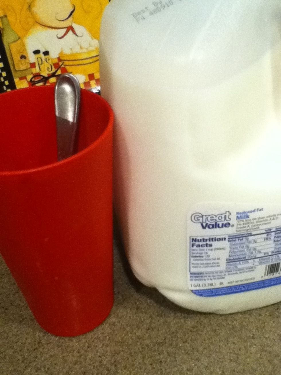 Add a splash of milk.
