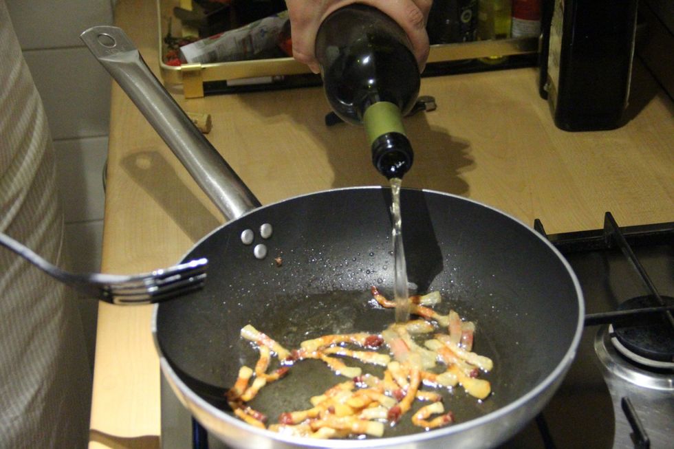 Add a splash of white wine