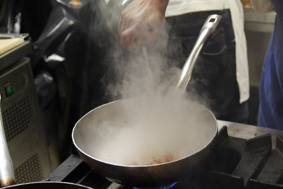 Add a splash of white wine