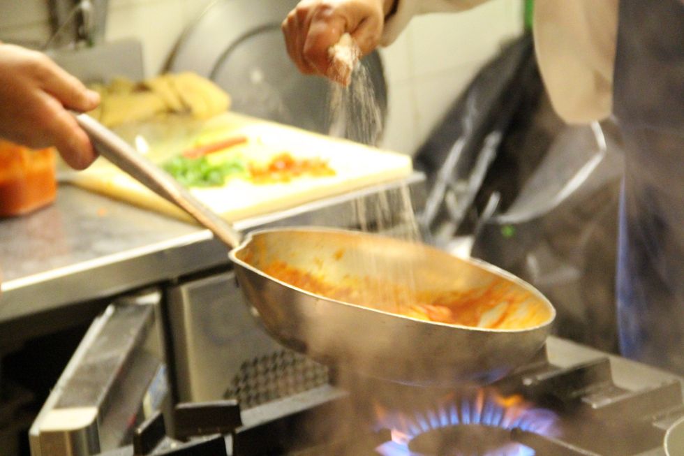 Add a sprinkle of parmesan cheese