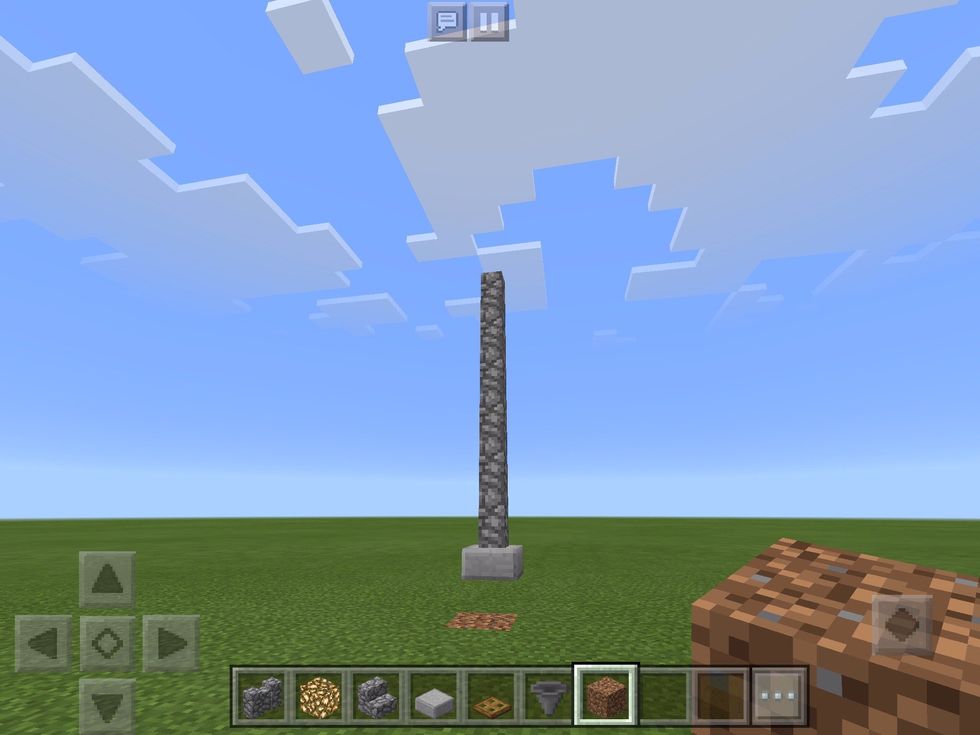 Add a stone slab underneath the walls